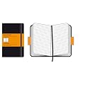 Moleskine Soft Cover Ruled Pocket Notebook 192 Pages 96 Sheets - Color: Black