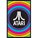 Atari Logo Blacklight Video Game Poster Print - 24x36