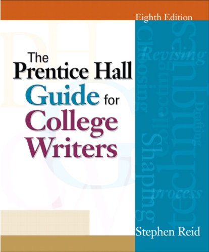 Prentice Hall Guide for College Writers, Brief, The (8th Edition)