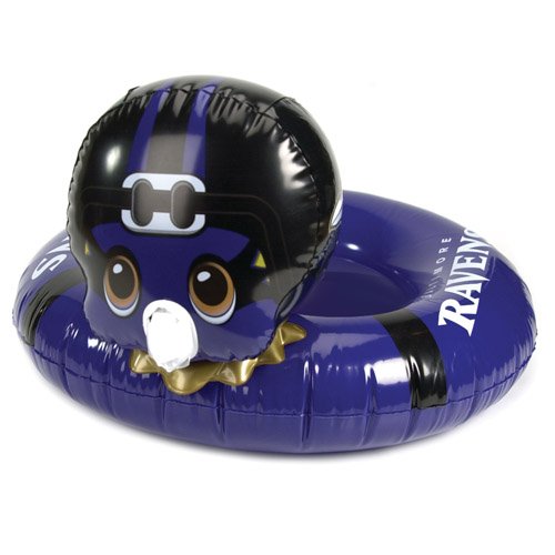 Pack of 2 NFL Baltimore Ravens Mascot Swimming Pool Toddler Inner Tubes