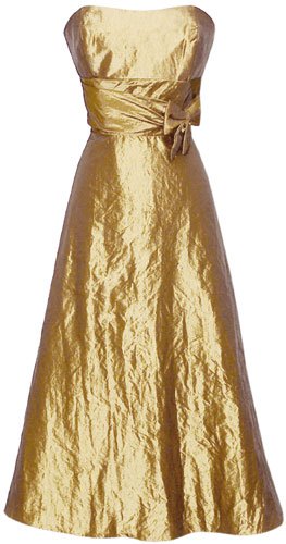 50's Strapless Taffeta Formal Gown Holiday Party Cocktail Dress Bridesmaid Prom