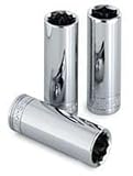 SK Hand Tool 42430 12 Point 3/8-Inch Drive Deep Socket,15/16-Inch, Chrome [並行輸入品]
