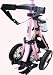 Linksman Golf X-7 Golf Push/Pull Cart 3 Wheel PINK