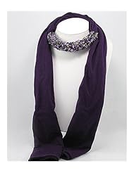 Jeweled scarf Necklace
