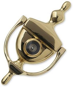 S0lid Brass Door Knocker Viewer 6 Inches Tall X 3 Inches Wide