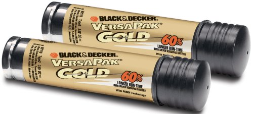 Black & Decker VP143 Versapak Gold Twin Pack