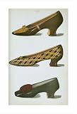 Ladies' Fancy Dress Shoes in Bronze and Black, 1900 by T. Watson Greig poster print,17.7 in. x 26 in
