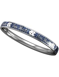 UNC Blue Enamel Bangle