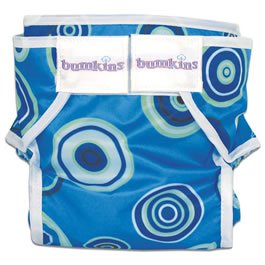 Bumkins Blue Fizz Diaper Covers - M