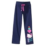 Girls' Hello Kitty Blue Screen Print Lounge Pants S