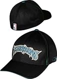 Minnesota Timberwolves Reebok Black Flexfit Hat Cap