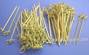 Noshi Gushi Bamboo Picks Skewers 4in 50 pieces #cms1
