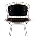 Knoll 427C-1-B-L80 Bertoia Stool with Cowhide Pads