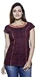 Akkriti Women's Powerloom Printed Neck Band Kurti
