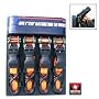 Premium-Grade Ratcheting Tie-Down Set - Four 1" X 15" - Soft Thumb Relase