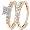 3/4 Carat T.W. Princess, Baguette Cut Diamond Ladies' Bridal Wedding Ring Set 10K Yellow Gold - Two Rings: Ladies Engagement Ring and Ladies Wedding Band - Free Gift Box - Size 4