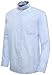 Ivyrobes Mens Tab-Collar Long Sleeves Clergy Shirt Sky Blue