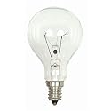 Satco S4166 60A15/CL/E17 Clear 60-watt A15 Intermediate Base
