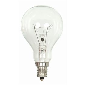 Satco S4166 60A15/CL/E17 Clear 60-watt A15 Intermediate Base