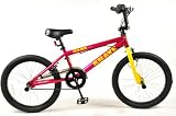Krave - Dare 2010 BMX Bike Pink & Yellow Alloy Wheels, Stunt Pegs