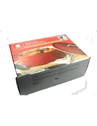 Red Enameled Cast Iron 8 Qt. Oval Dutch Oven Casserole