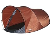 High Peak Pop Up Wurfzelt Rapallo 2, ocker, 280 x 150 x 95/80 cm, 10115