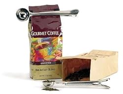 RSVP Stainless Steel Coffee Scoop and Clip