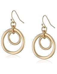 Nine West "Chained Melody" Orbital Drop Earrings