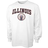Illinois Fighting Illini White Bare Essentials Long Sleeve T-shirt