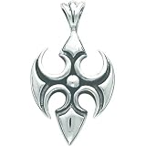 Sterling Silver Gothic Cross Charm Pendant Jewelry