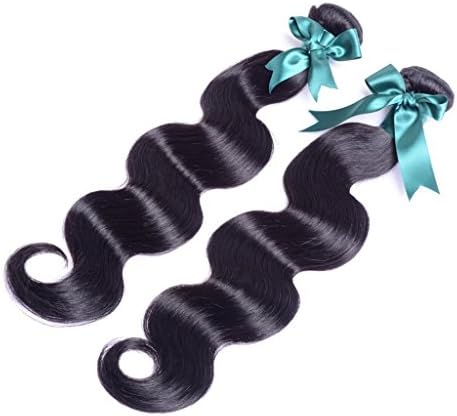 Danolsmann Hair 2 Bundles Per Lot 14"14" Malaysia Body Wave Hair,6A Malaysia Virgin Human Hair Weave,100 Unprocessed Malaysia Remy Hair Body Wave Wavy Natural Color