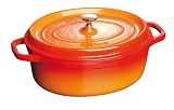  : Staub 4-1/4-Quart Oval Cocotte, Orange
