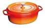 Staub 7-Quart Oval Cocotte, Orange