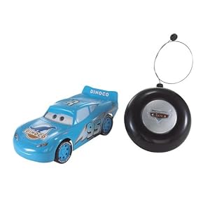Disney Pixar Cars Little Rides Radio Control Lightning McQueen - Blue by 