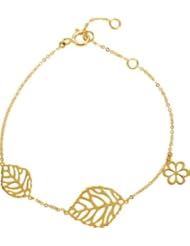 Leaf & Flower Design Bracelet