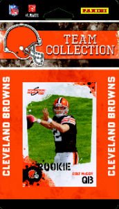 2010 Score Cleveland Browns Team Set of 14 NFL cards with Colt McCoy Rookie Card, Jake Delhomme & more