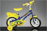 Eigenschaften Dino- Bikes  / Dino Kinderfahrrad 10 Zoll blau/gelb Nr. 810-FL