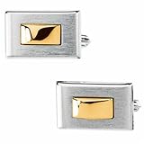 Double Rectangular Men's Cufflinks