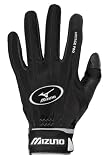 Mizuno Vintage Pro Youth G2 Batting Glove (Black, Small)