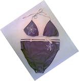 3pc. Halter Hipster Bikini Swimsuit w/Mesh Sarong