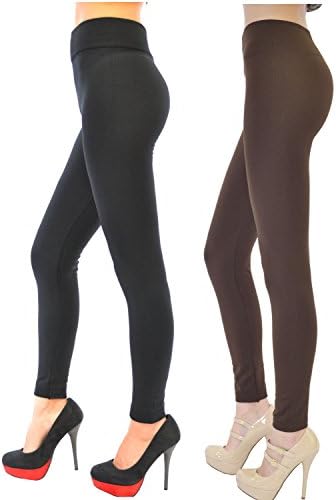 TL Women's Versatile High Compression Full-length Fleece Lined Leggings