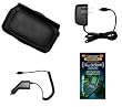 Cell Phone Accessories Bundle for HTC Touch Pro / HTC FUZE (Includes; Premium Leather Side Carry Case, Rapid Car Charger, Home Wall Charger, Generation X Antenna Booster)