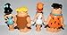 The Original Flintstones Cartoon Figure Set with Fred, Barney Wilma and Betty