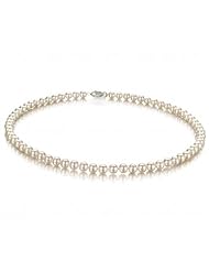 Valentines Day Gifts Bling Jewelry Bridal Freshwater Cultured Pearl Necklace 7mm
