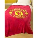Official Kids Manchester United Football Printed Fleece Blanket
