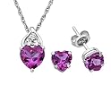Stud Earrings & 18" Pendant Necklace Set