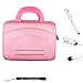 Professional Executive Deluxe Hard Nylon Business Office Case with Handles For ASUS Transformer Pad Infinity Tablet & Transformer Pad 300 Series & Eee Pad Transformer Prime + Includes a Professor Pen 3 in 1 Red Laser Pointer / LED White Light / Stylus / White Pen + Includes an eBigValue TM Determination Hand Strap
