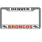 Denver Broncos Chrome License Plate Frame