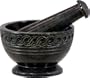 SOAPSTONE CELTIC MORTAR & PESTLE