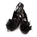 Black Satin Butter Pumps